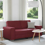 Faux Leather 3 Seater Sofa - Vantage Home