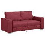 Faux Leather 3 Seater Sofa - Vantage Home