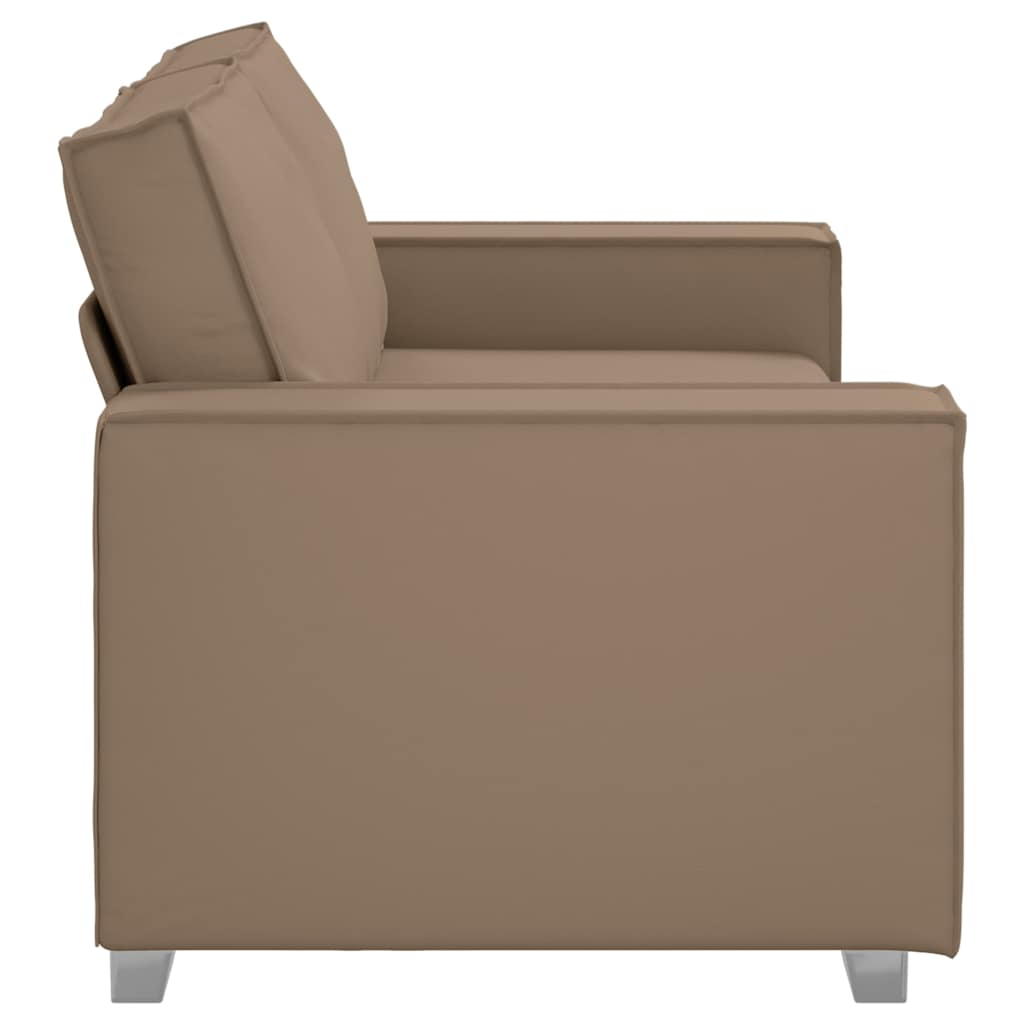 Faux Leather 3 Seater Sofa - Vantage Home