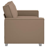 Faux Leather 3 Seater Sofa - Vantage Home