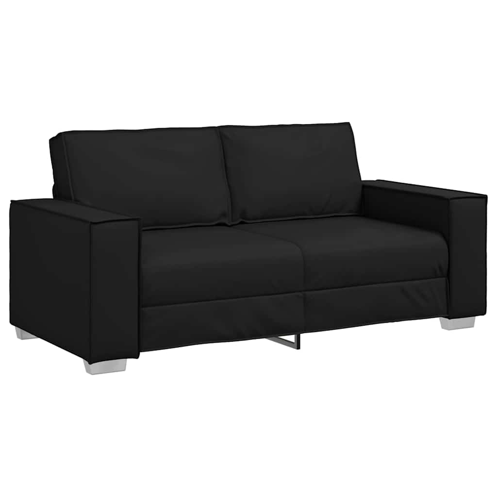 Faux Leather 3 Seater Sofa - Vantage Home