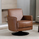 Faux Leather Accent Chair 75cm Wide With Thick Padding - Velmora