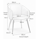Faux Leather Accent Chair - Alverton