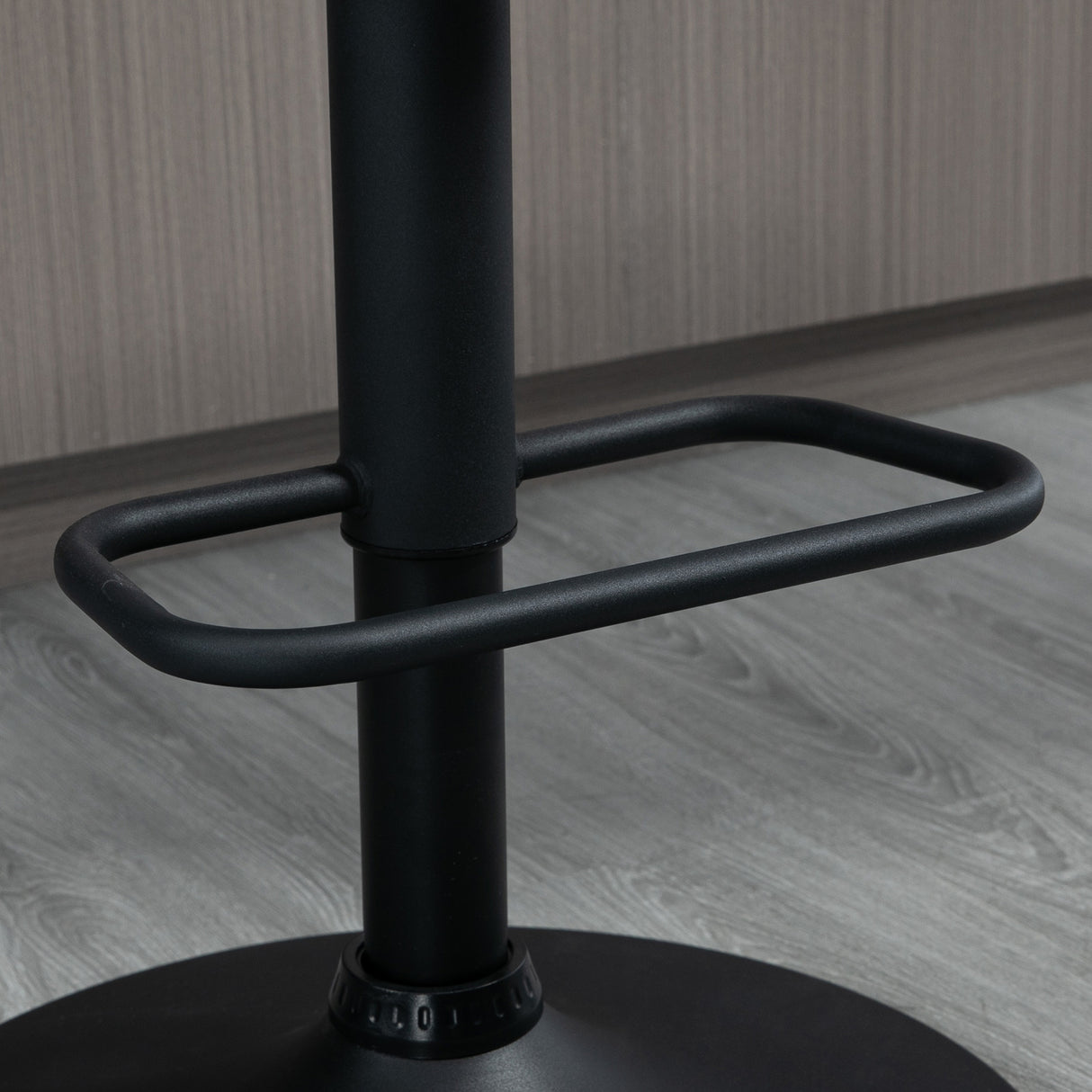 Faux Leather Adjustable Retro Bar Stools Swivel in Set Of 2 - Velmora