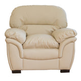 Faux Leather Armchair 109cm Wide - Kensington Home
