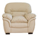 Faux Leather Armchair 109cm Wide - Kensington Home