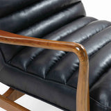 Faux Leather Armchair 69cm Wide With Wooden Frame - Club