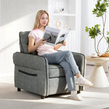 Faux Leather Armchair 80cm Wide - Velmora