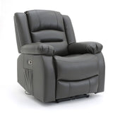 Faux Leather Armchair Electric Recliner - Alva