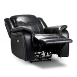 Faux Leather Armchair Electric Recliner - Galaxy Tech