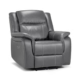 Faux Leather Armchair Electric Recliner - Galaxy Tech