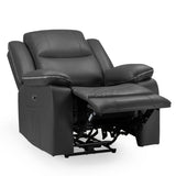Faux Leather Armchair Electric Recliner - Harald