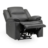 Faux Leather Armchair Electric Recliner - Harald