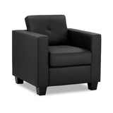 Faux Leather Armchair - Jerry