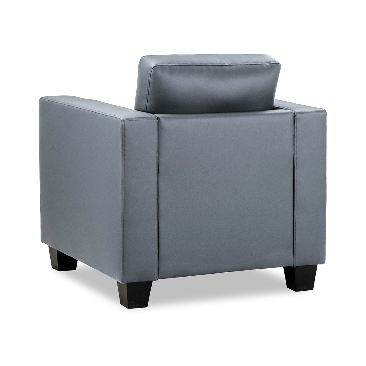 Faux Leather Armchair - Jerry