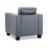 Faux Leather Armchair - Jerry