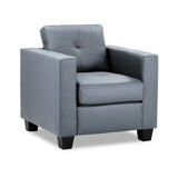 Faux Leather Armchair - Jerry