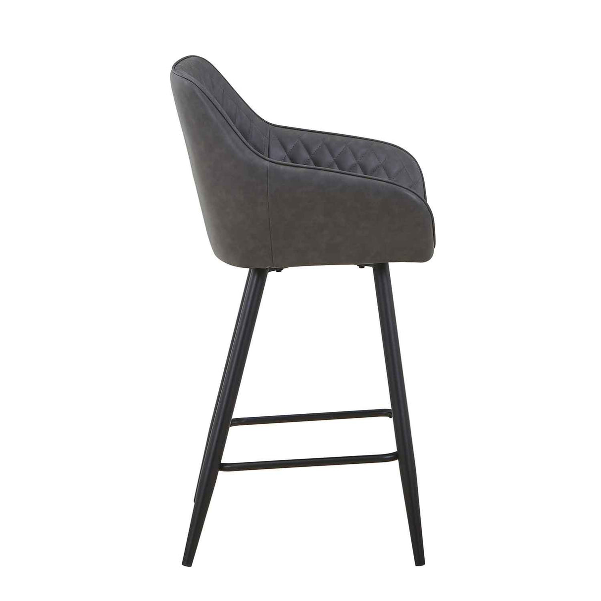 Faux Leather Bar Chair 60cm Wide - Charm