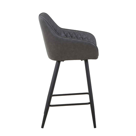 Faux Leather Bar Chair 60cm Wide - Charm