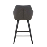 Faux Leather Bar Chair 60cm Wide - Charm