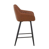 Faux Leather Bar Chair 60cm Wide - Charm