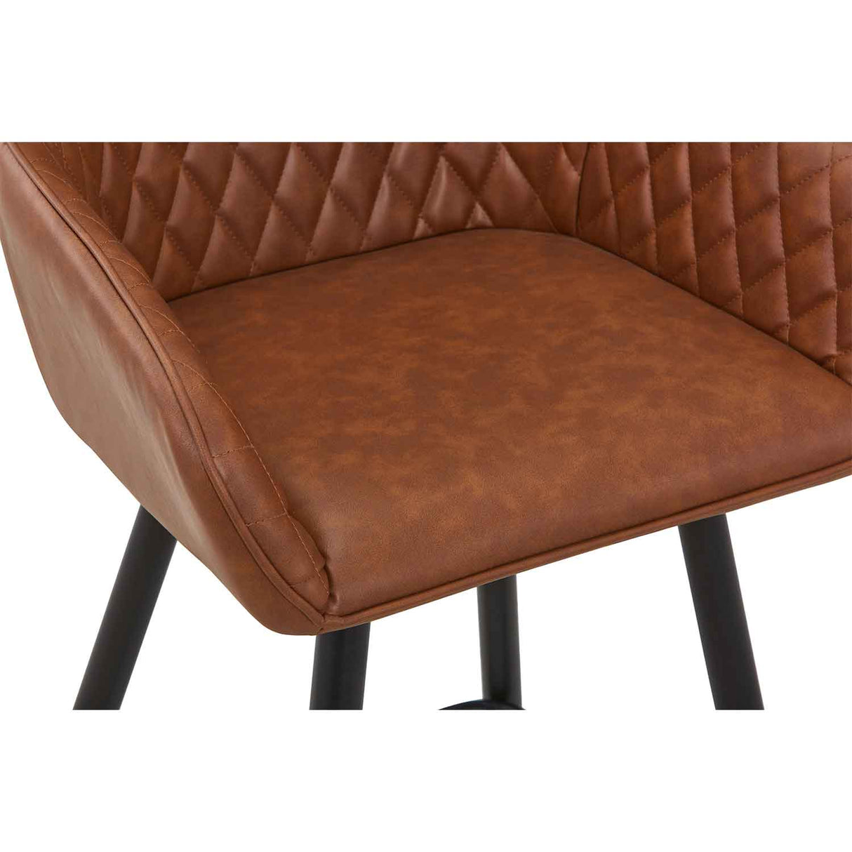 Faux Leather Bar Chair 60cm Wide - Charm