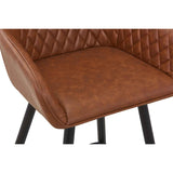 Faux Leather Bar Chair 60cm Wide - Charm