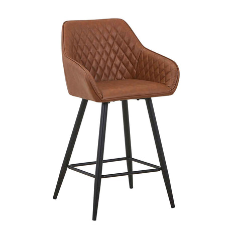 Faux Leather Bar Chair 60cm Wide - Charm
