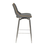 Faux Leather Bar Chair With Swivel Function - Mako