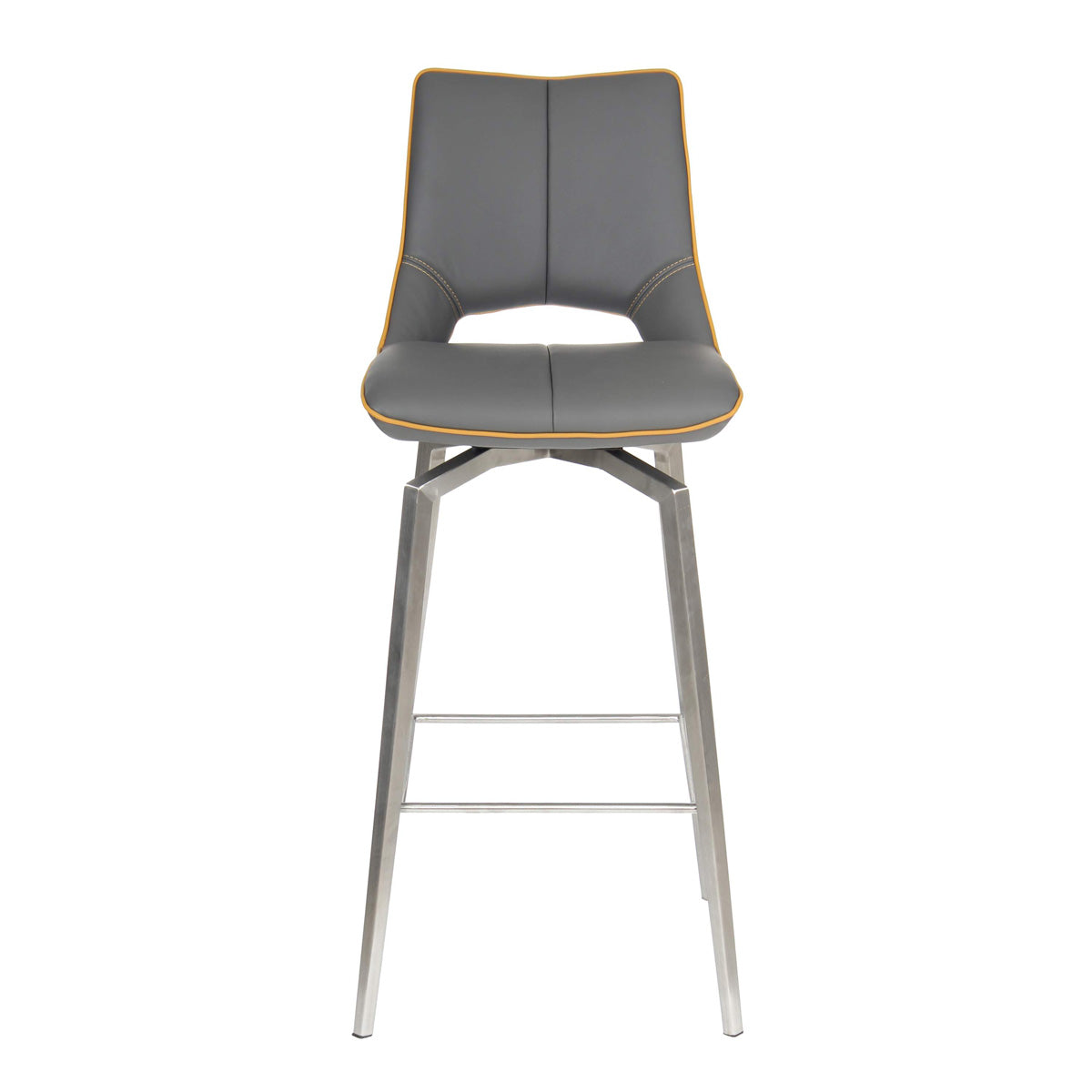 Faux Leather Bar Chair With Swivel Function - Mako