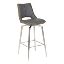 Faux Leather Bar Chair With Swivel Function - Mako