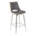 Faux Leather Bar Chair With Swivel Function - Mako