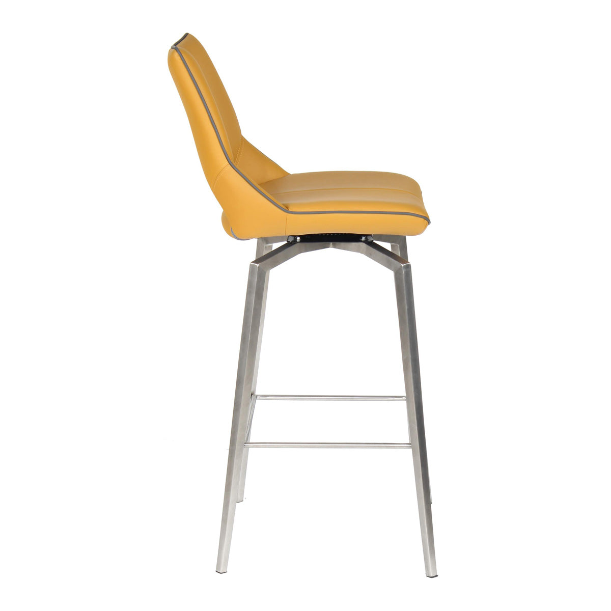 Faux Leather Bar Chair With Swivel Function - Mako