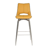 Faux Leather Bar Chair With Swivel Function - Mako