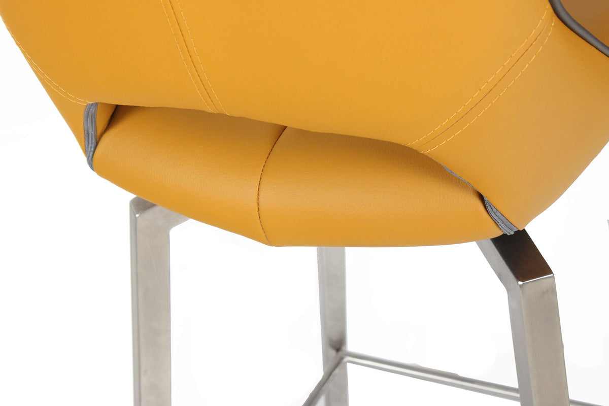 Faux Leather Bar Chair With Swivel Function - Mako