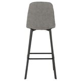 Faux Leather Bar Chairs in Set Of 2 - Quebec
