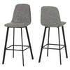 Faux Leather Bar Chairs in Set Of 2 - Quebec