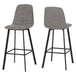 Faux Leather Bar Chairs in Set Of 2 - Quebec