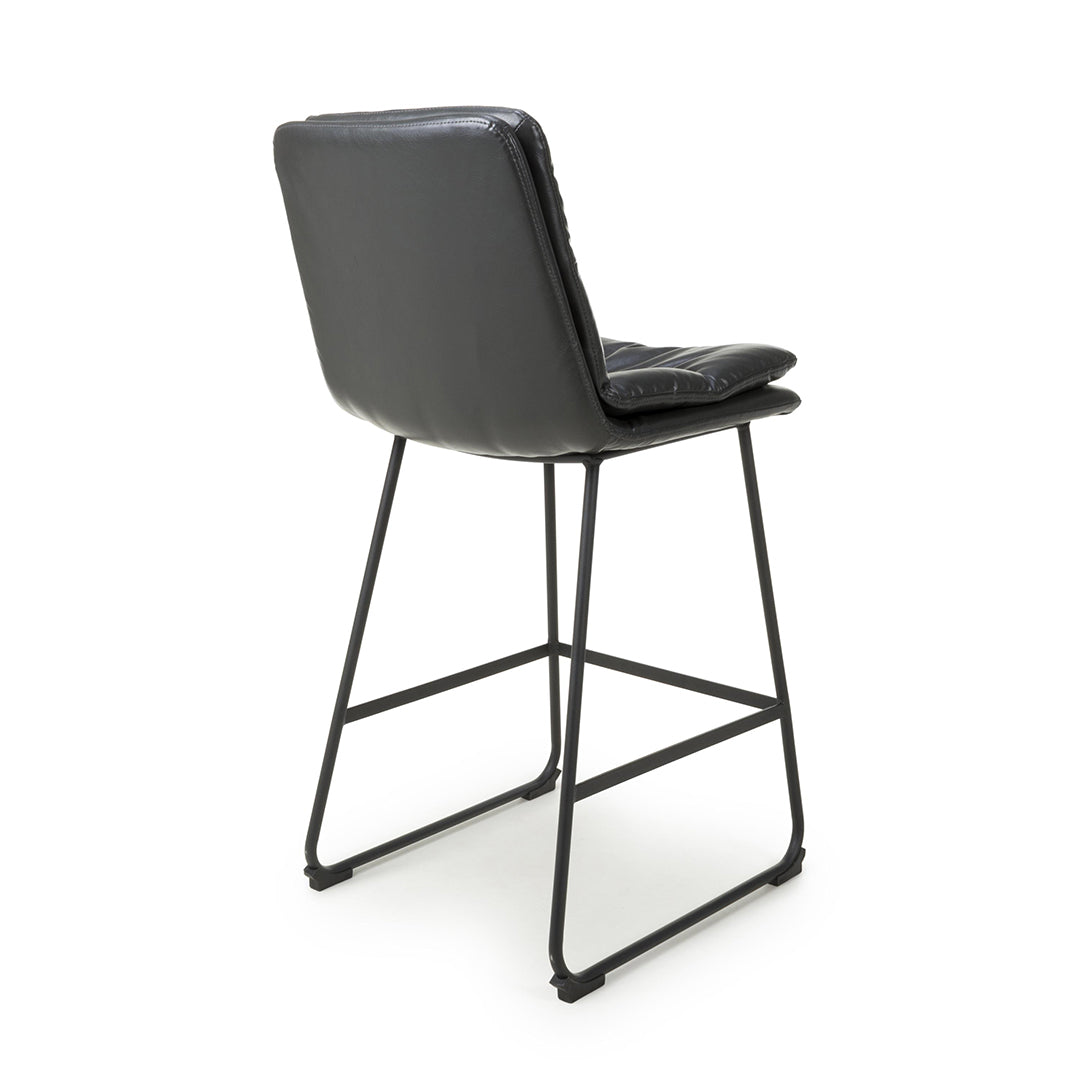 Faux Leather Bar Chairs in Set Of 2 - Argyle