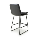 Faux Leather Bar Chairs in Set Of 2 - Argyle