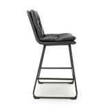 Faux Leather Bar Chairs in Set Of 2 - Argyle
