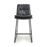 Faux Leather Bar Chairs in Set Of 2 - Argyle