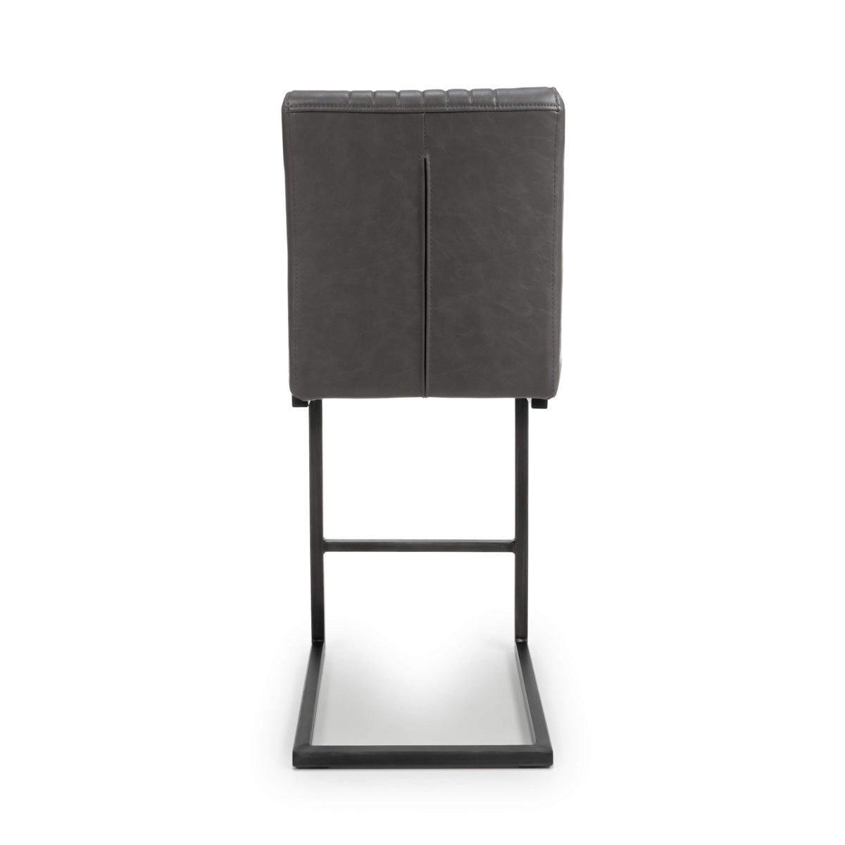 Faux Leather Bar Chairs in Set Of 2 Cantilever - Archer
