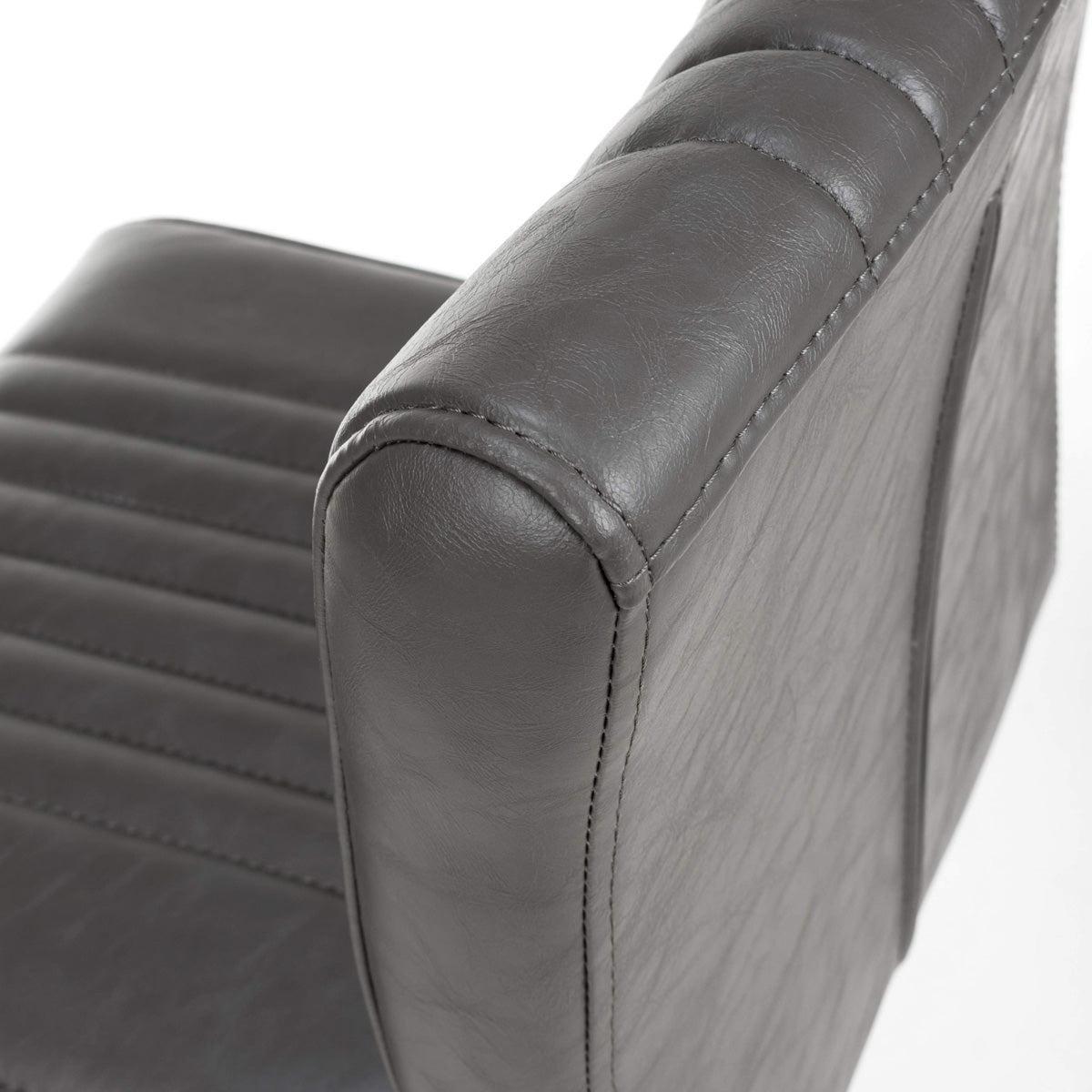 Faux Leather Bar Chairs in Set Of 2 Cantilever - Archer