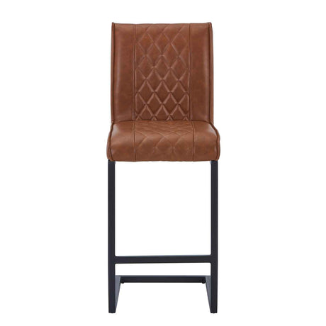Faux Leather Bar Stool 41cm Wide - Warwick