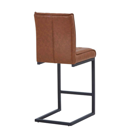 Faux Leather Bar Stool 41cm Wide - Warwick