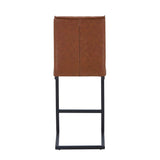 Faux Leather Bar Stool 41cm Wide - Warwick
