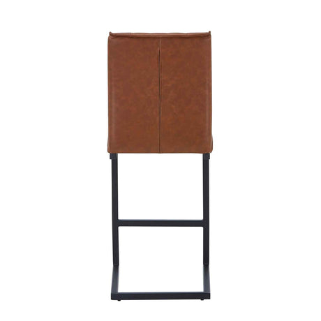 Faux Leather Bar Stool 41cm Wide - Warwick