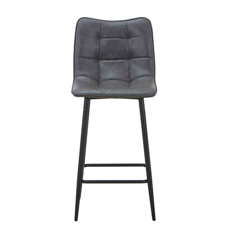 Faux Leather Bar Stool 42cm Wide - Alnwick