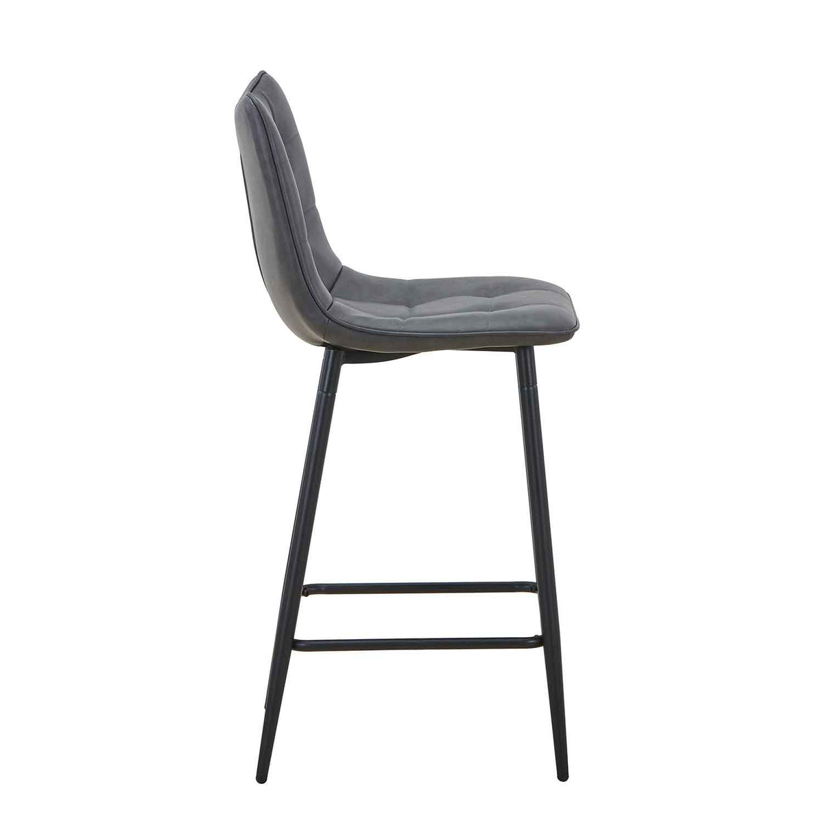 Faux Leather Bar Stool 42cm Wide - Alnwick